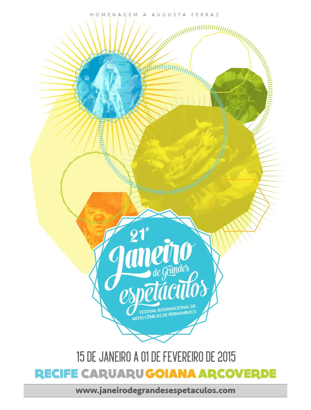 Capa do programa do 21º Janeiro de Grandes Espetáculos (2015)