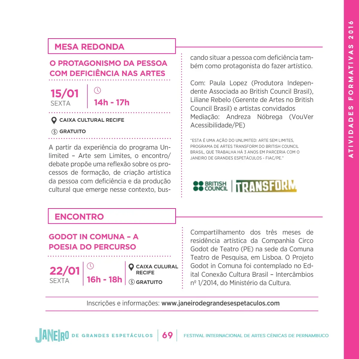 Programa 2016, página 69