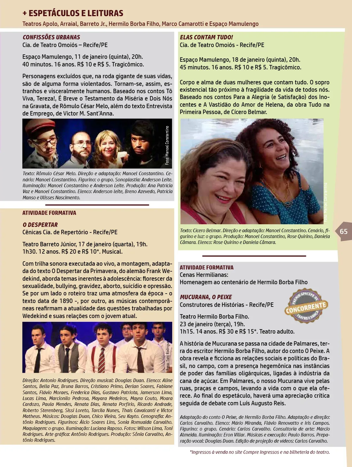 Programa 2018, página 65